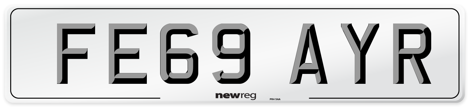 FE69 AYR Number Plate from New Reg